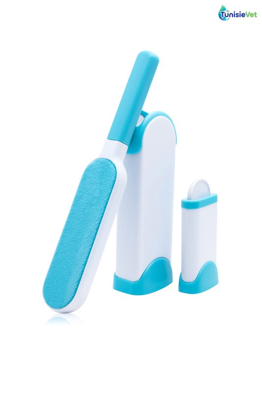 Brosse Anti-Poils 2en1 – Express & Réutilisable