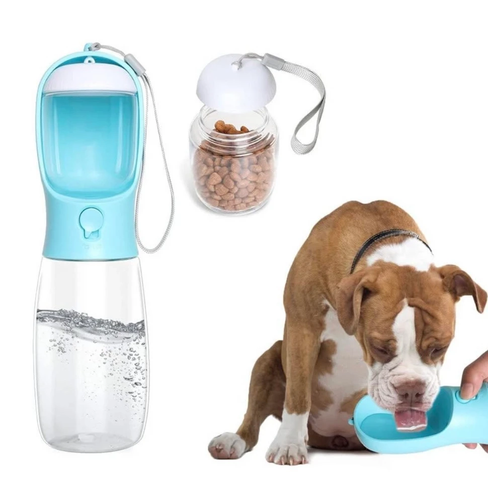 Bouteille portable 2-en-1 pour chien