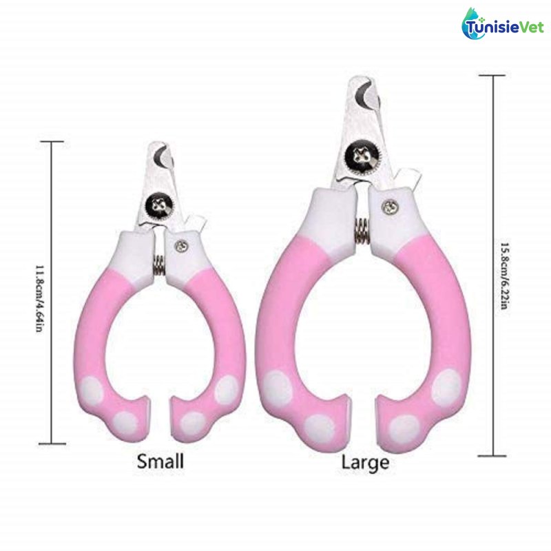 Coupe-Griffes pour Chats & Chiens – Sécurité, Précision & Confort | Rose & Bleu grand modèle