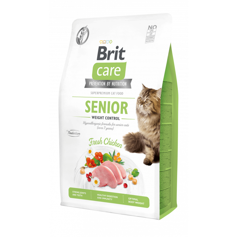Brit Care Sans Céréales pour Chat Sénior 2kg