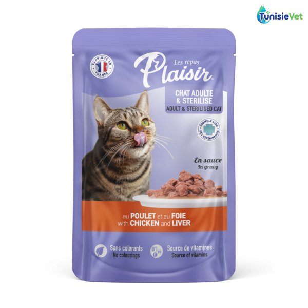 POCHON PLAISIR POULET/FOIE 100 GR