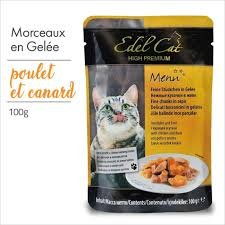 EDEL CAT - POCHON AU POULET 100GR