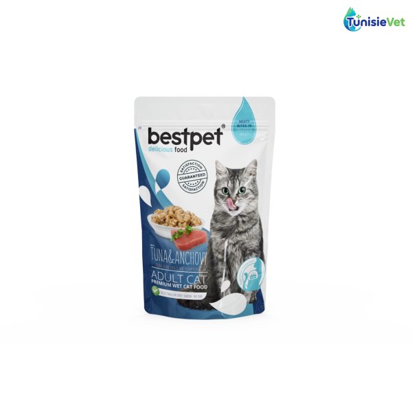 BESTPET POCHON TUNA & ANCHOVY 85GR
