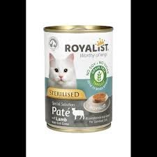 Royalist – Pâté pour Chats Stérilisés – Agneau – 400 g