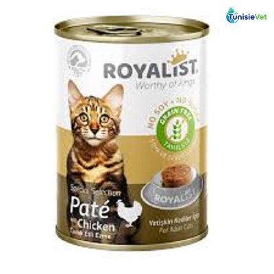 Royalist Pâté pour Chats Adultes Au Poulet 400G