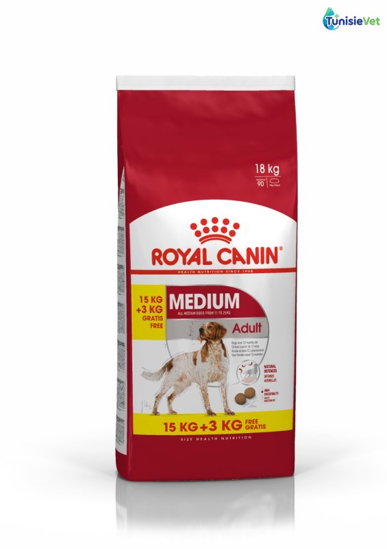 SHN Royal canin CHIEN Medium Adult 15 +3 Kg