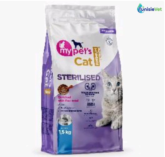 MY PET'S CHATS STERILISÉ POISSON