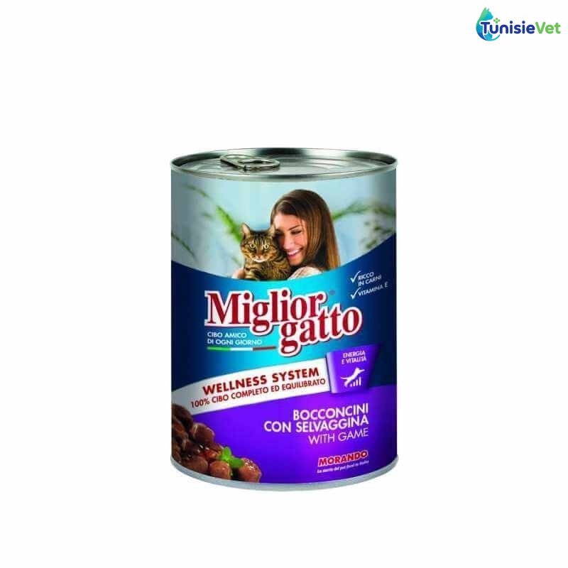 Bouchées Gibier boite 400 gr