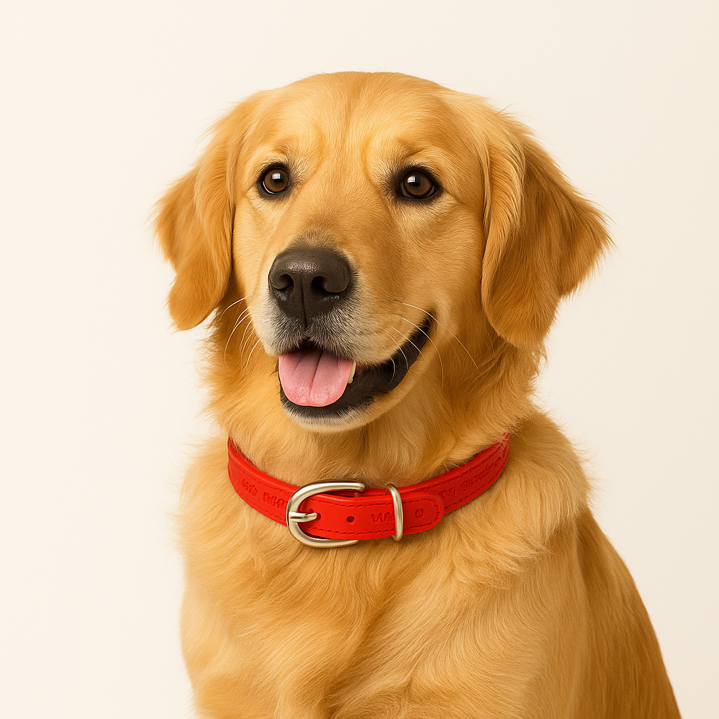 Collier en simili cuir réglables – Élégance & solidité pour chien
