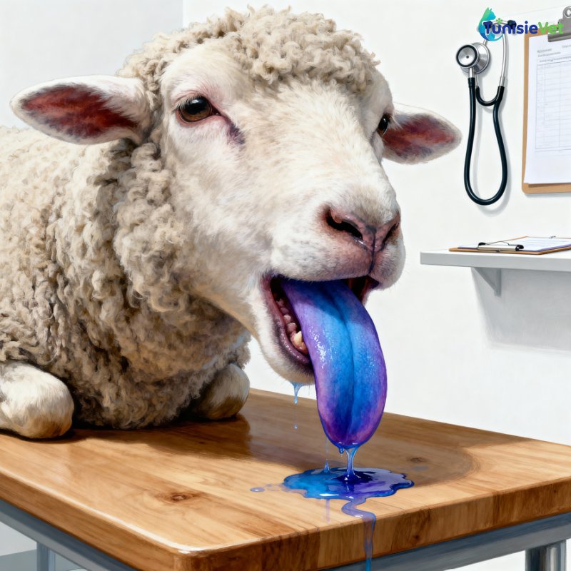 TunisieVet - L’alerte sur le syndrome de la langue bleue chez les moutons en Tunisie : Comment trouver un vétérinaire qualifié pour votre cheptel