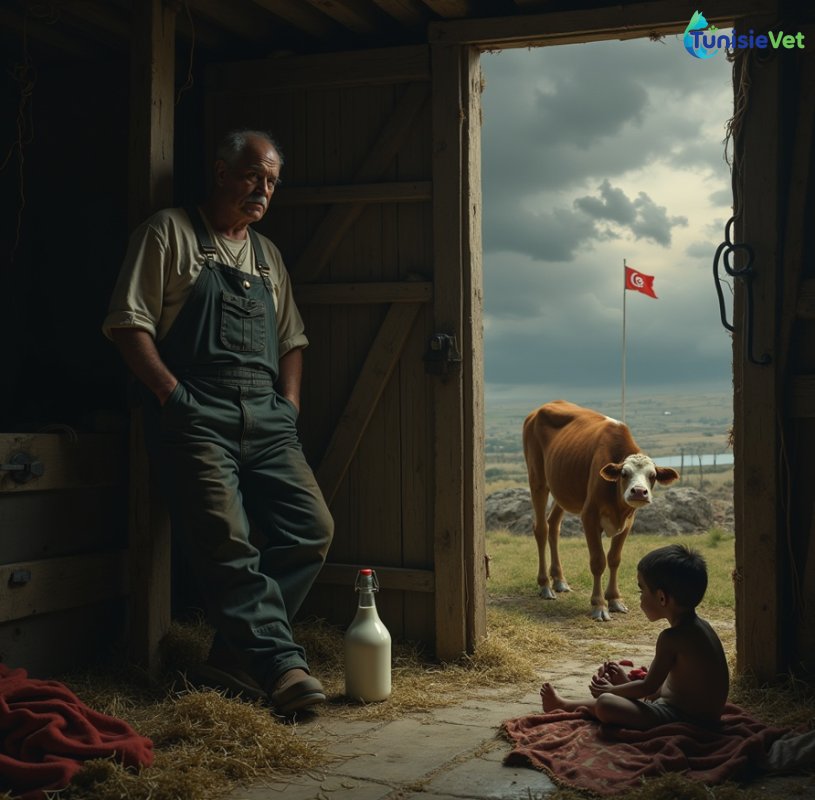 TunisieVet - 🥛 Effondrement de la filière laitière en Tunisie : causes profondes, impact des importations et risques sanitaires liés au lait en poudre