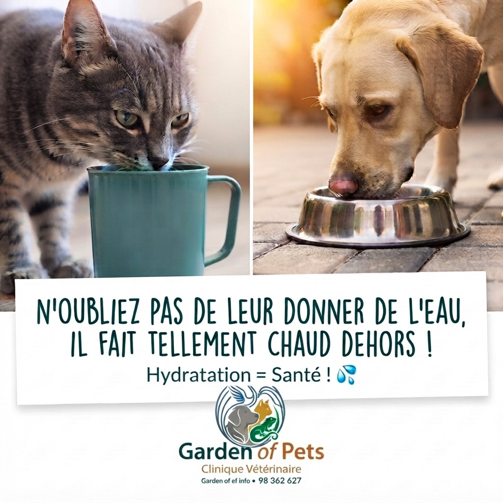 Alerte forte chaleur : N’oublions pas le...